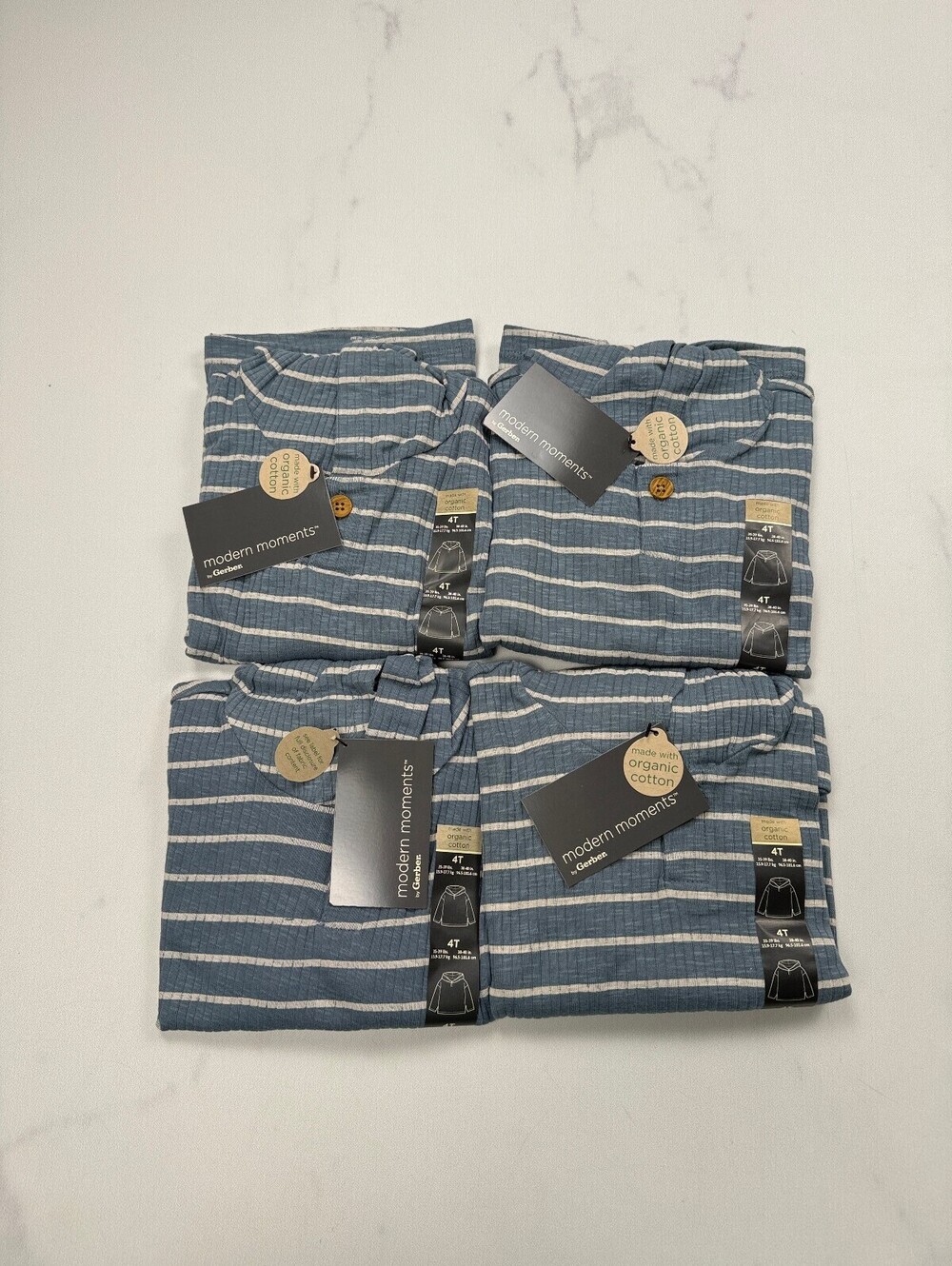 Modern Moments Lightweight Hoodie Blue 2010s Classic Style Set of 4 - Boys 4T